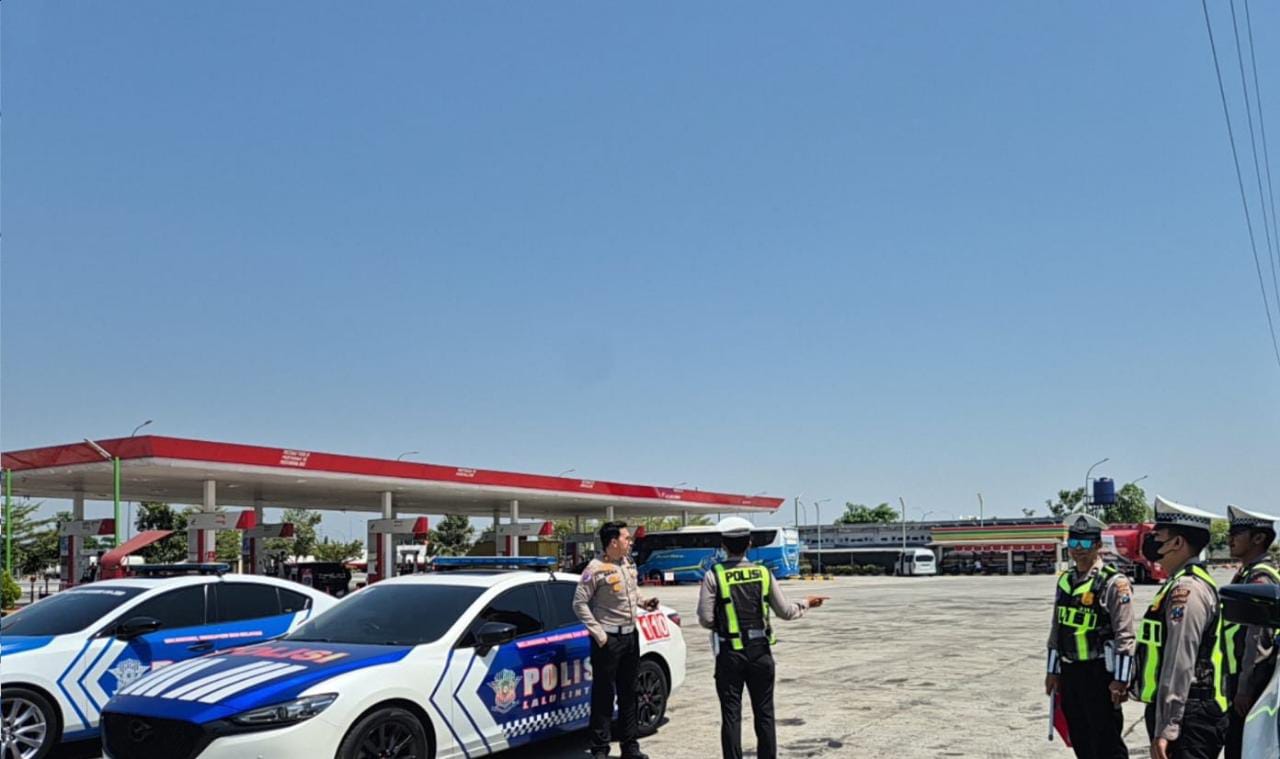 Polres Ngawi Siapkan Layanan Pengamanan Overland Lintas Negara di Rest Area Tol 575A