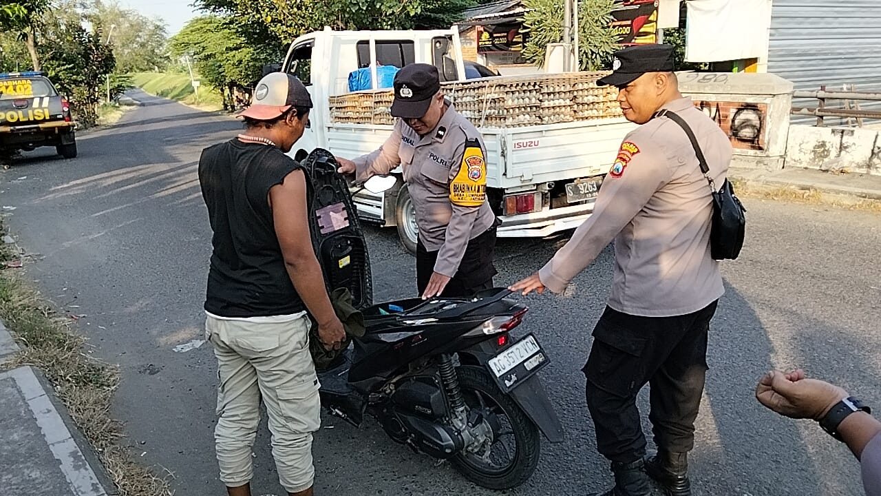 Kegiatan Penyekatan di Wilayah Kab Nganjuk dan Jombang tepatnya di Kec Jatikalen dalam Rangka kegiatan Ijazah Kubro Santri Pagar Nusa di Jombang