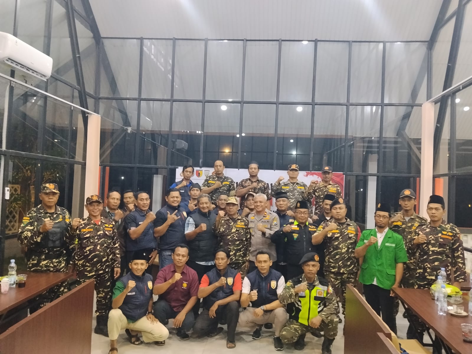 Polsek Warujayeng Perkuat Sinergi Sabuk Kamtibmas, Wujudkan Tanjunganom Tetap Kondusif