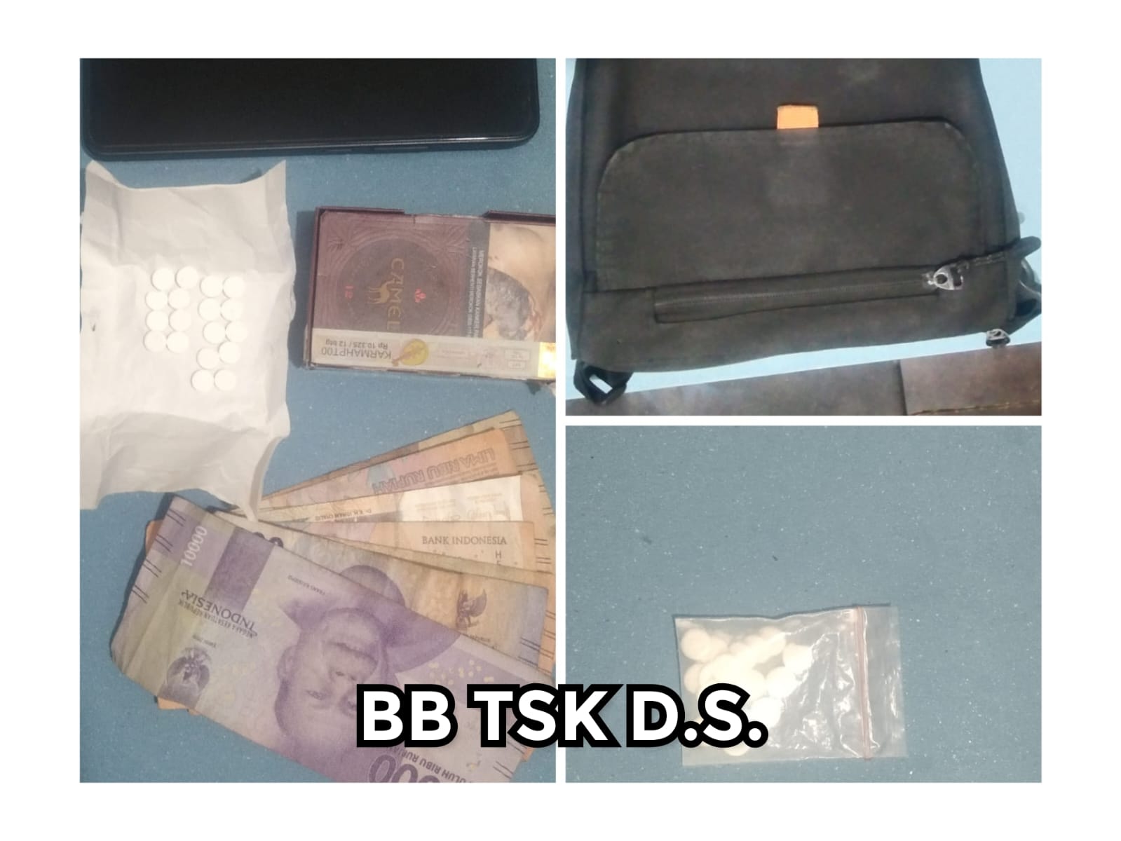Tiga Pengedar Pil Dobel L Non TO Diamankan, Satresnarkoba Polres Nganjuk Sita 2.303 Butir Okerbaya