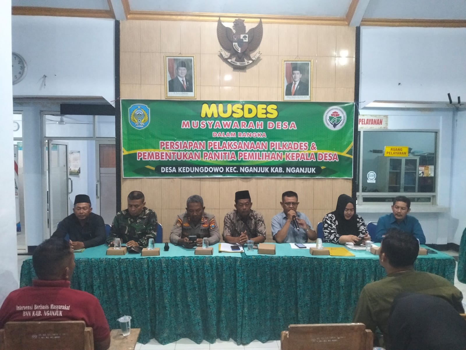 Musdes Kedungdowo Bentuk Panitia Pilkades Periode 2027–2035, Kapolsek Nganjuk Tekankan Netralitas