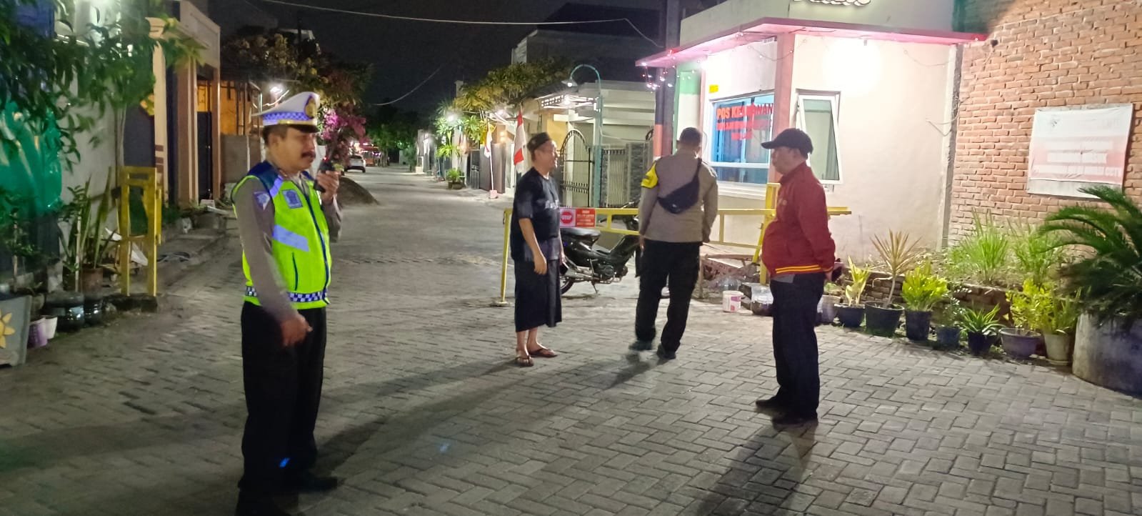 Cegah 3C, Polsek Nganjuk Kota Intensifkan Patroli Pemukiman dan Perumahan
