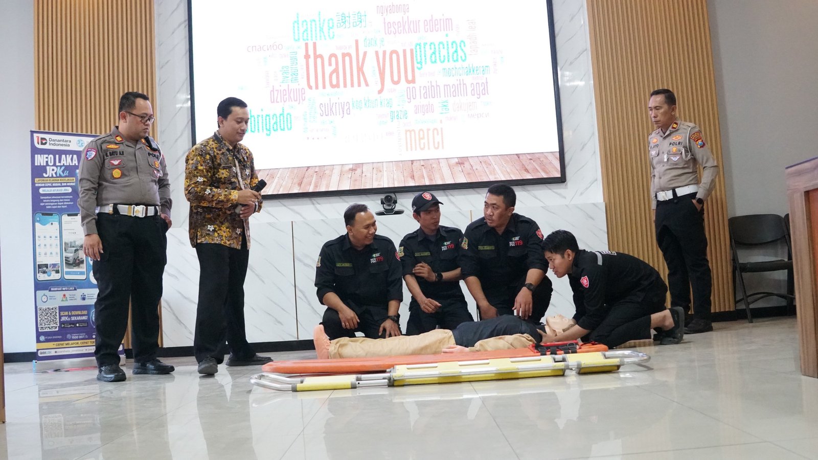 Polres Mojokerto Kota Bekali Driver Ojek Online Keterampilan PPGD untuk Penyelamat di Jalan