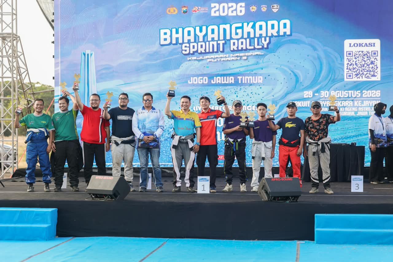 Bhayangkara Sprint Rally 2026 Pasuruan Sukses Digelar, Ryan Nirwan Raih Juara Umum