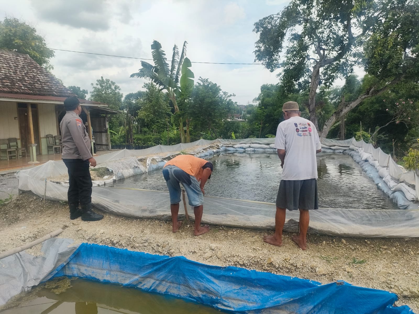 Kolam Terpal di Depan Rumah, Warga Tempuran Mulai “Panen” Ketahanan Pangan