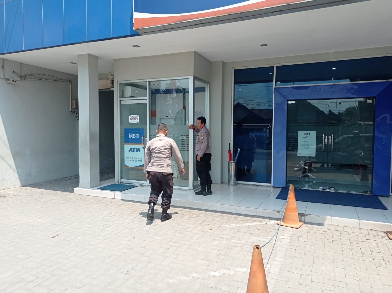 Polsek Kertosono Gelar Patroli Perbankan untuk Cegah Tindak Kejahatan di ATM