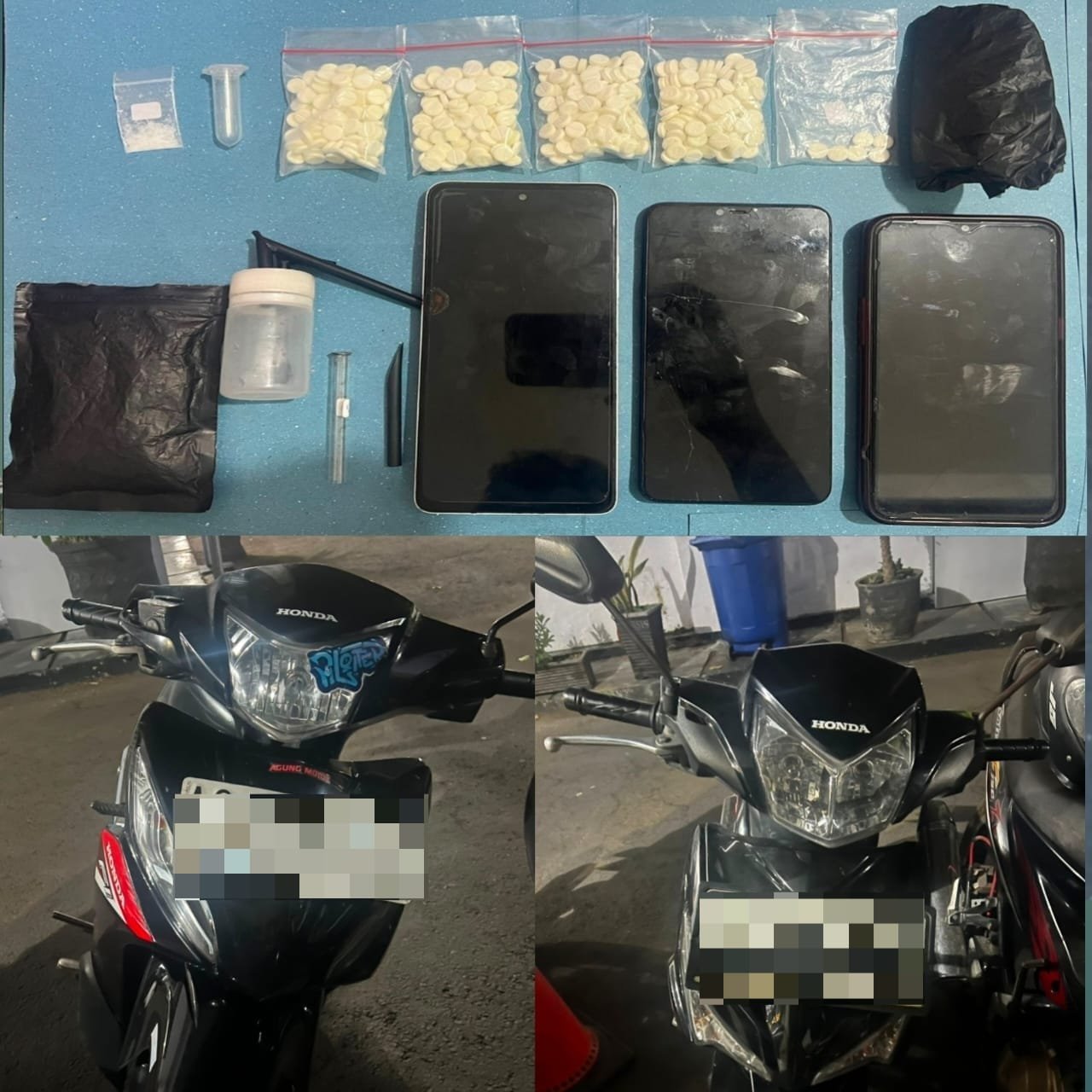 Satu Jaringan Sabu dan Pil Dobel L Terbongkar, Tiga Orang Diamankan Polres Nganjuk