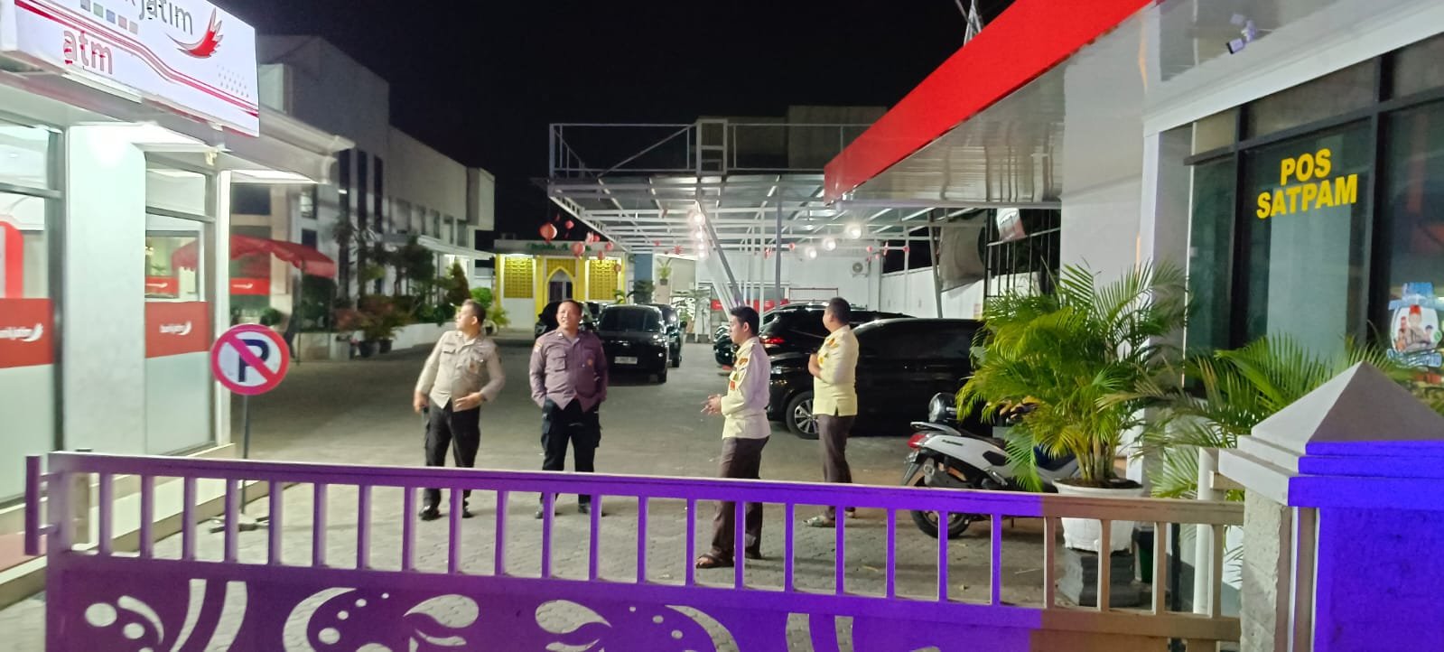 Patroli KRYD Polsek Nganjuk Kota Sasar Perbankan, Cegah Kejahatan Jalanan dan Gangguan Kamtibmas