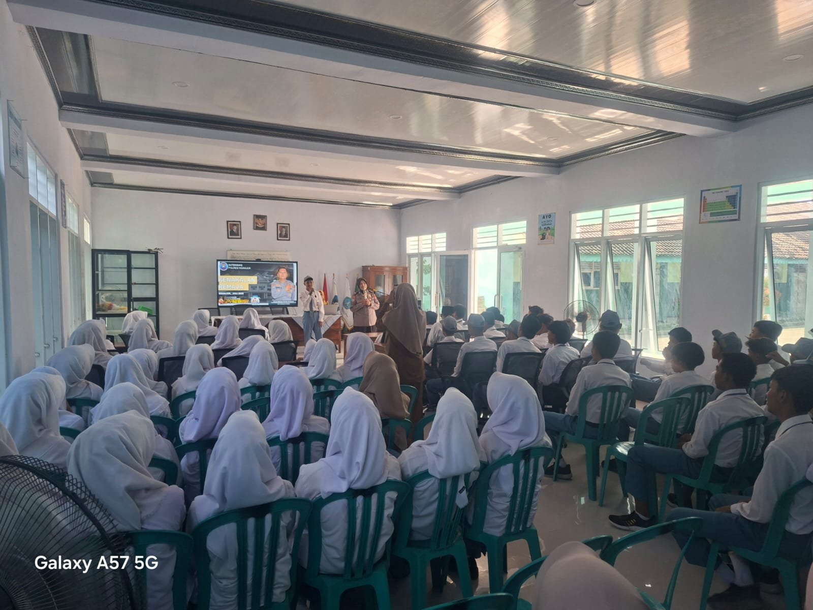 Cegah Kenakalan Remaja, Kanit Binmas Polsek Kertosono Berikan Sosialisasi kepada Siswa SMK Al-Fatah