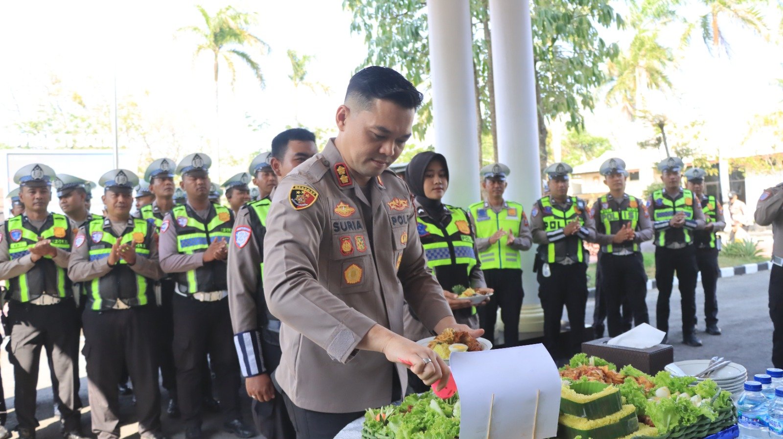 Apel Besar Hari Lalu Lintas Bhayangkara ke-71, Polres Nganjuk Perkuat Sinergi Lintas Instansi