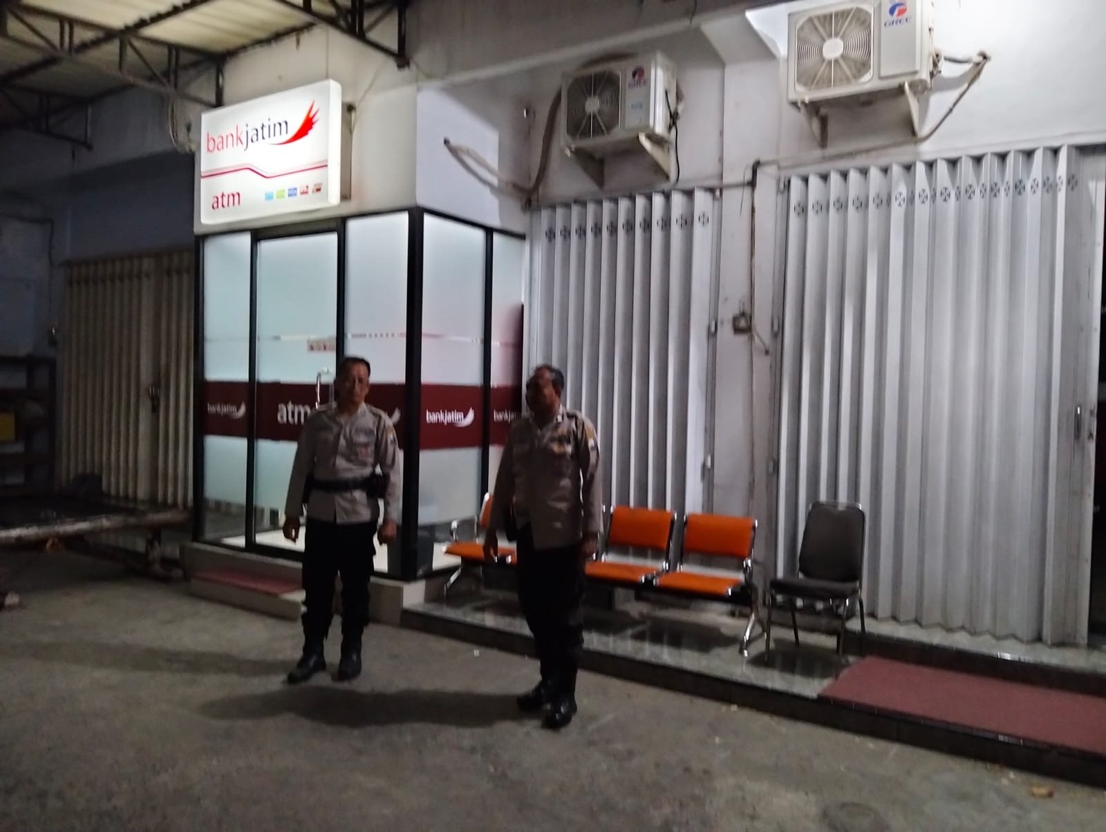 Cegah Tindak Kejahatan di ATM, Polsek Kertosono Tingkatkan Patroli Perbankan