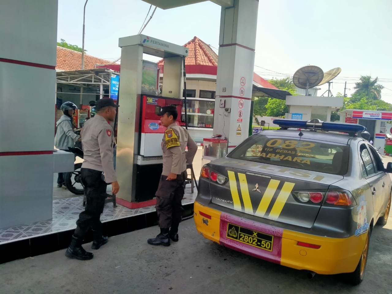 Unit Samapta Polsek Kertosono  Patroli Obyek Vital 