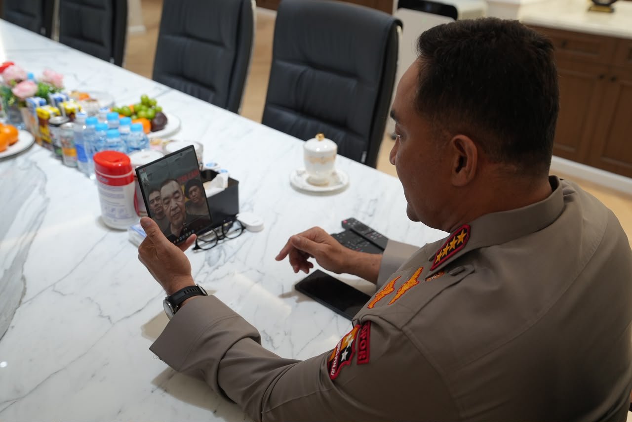 Kapolri Suyudi Beri Dukungan kepada Iptu Agus yang Alami ISPA saat Bertugas Padamkan Karhutla