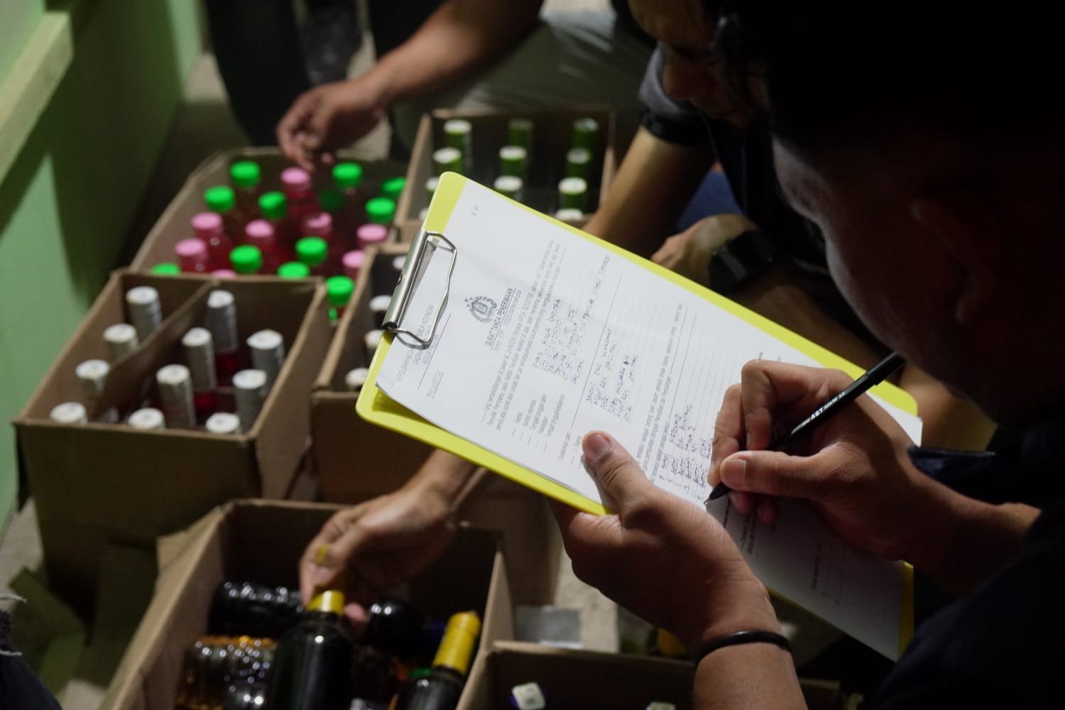 Polres Pacitan Razia Pekat, Sasar THM hingga Kawasan Wisata dan Tes Urine Pengunjung