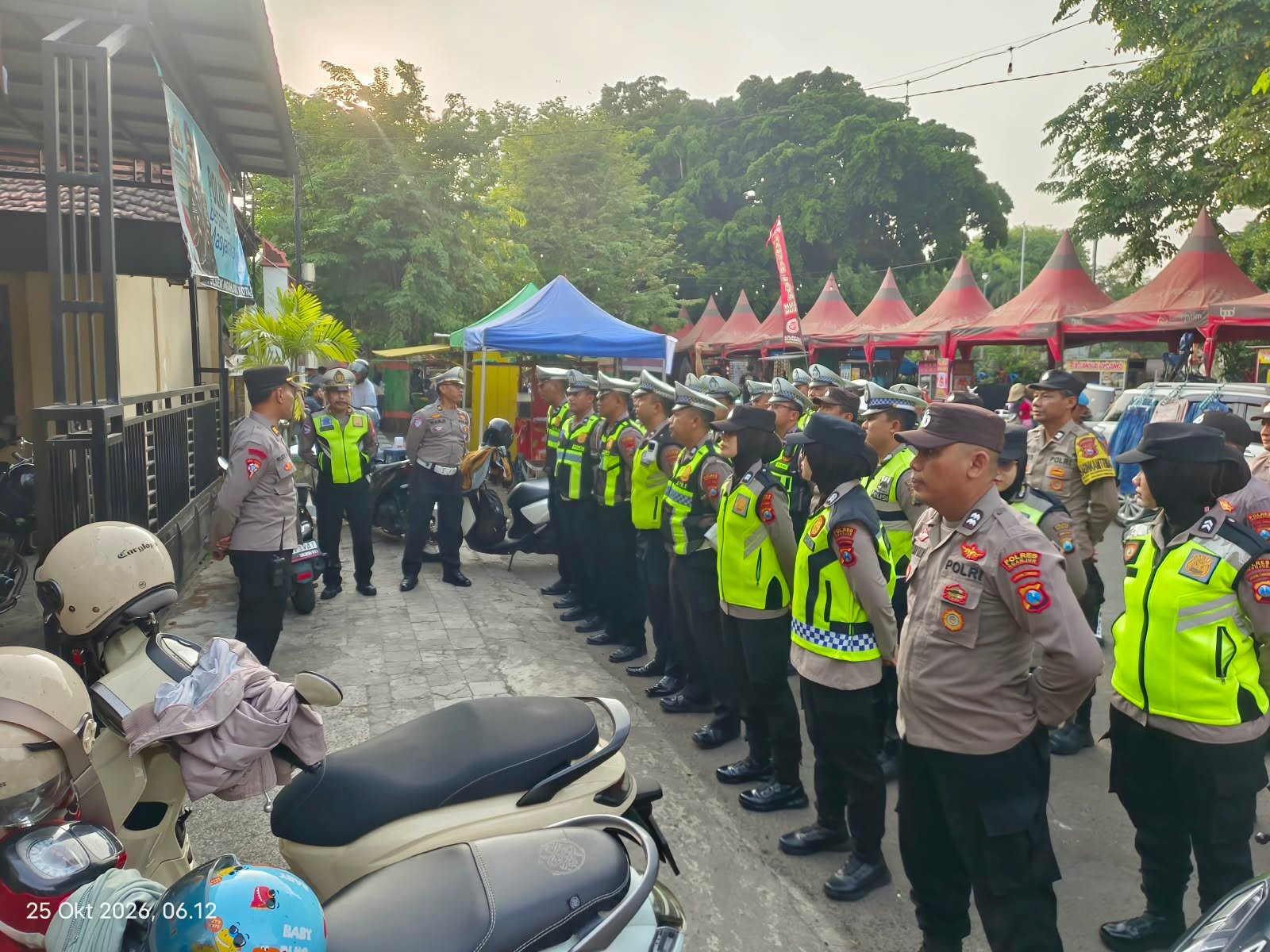 Polsek Nganjuk Kota Amankan Giat Ngonthel Bareng dalam Rangka Perayaan Hari Santri Nasional Tahun 2026