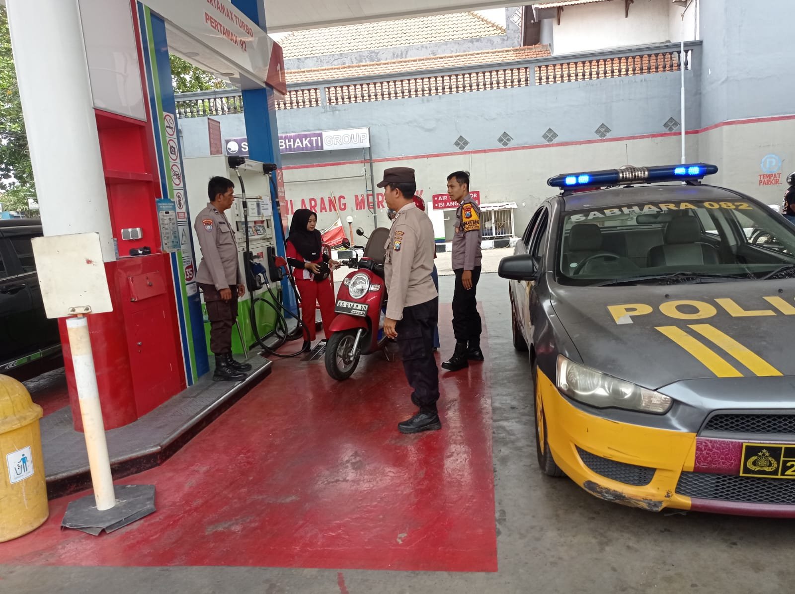 Unit Samapta Polsek Kertosono Patroli Obyek Vital 