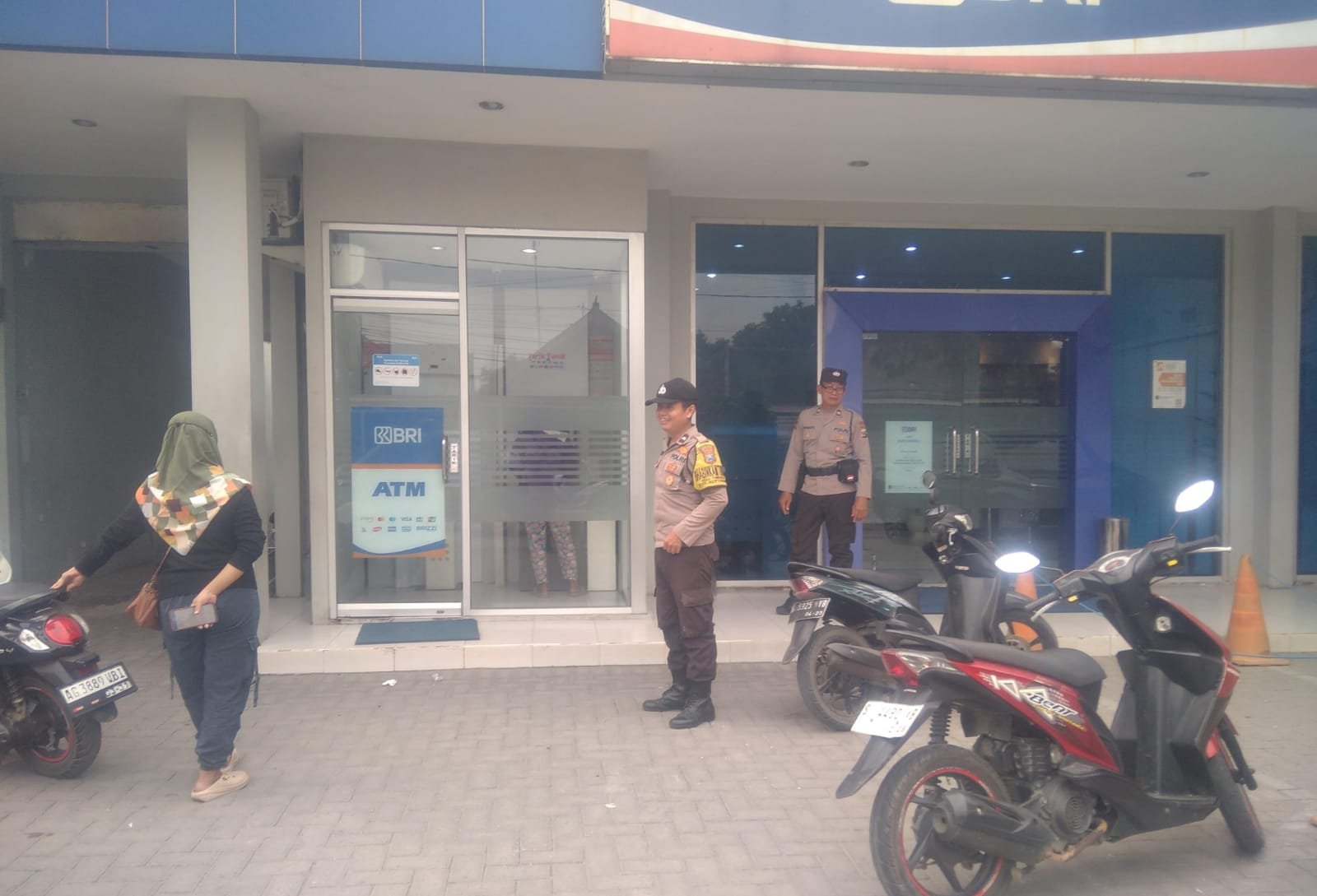 Cegah Tindak Kejahatan di ATM, Polsek Kertosono Tingkatkan Patroli Perbankan