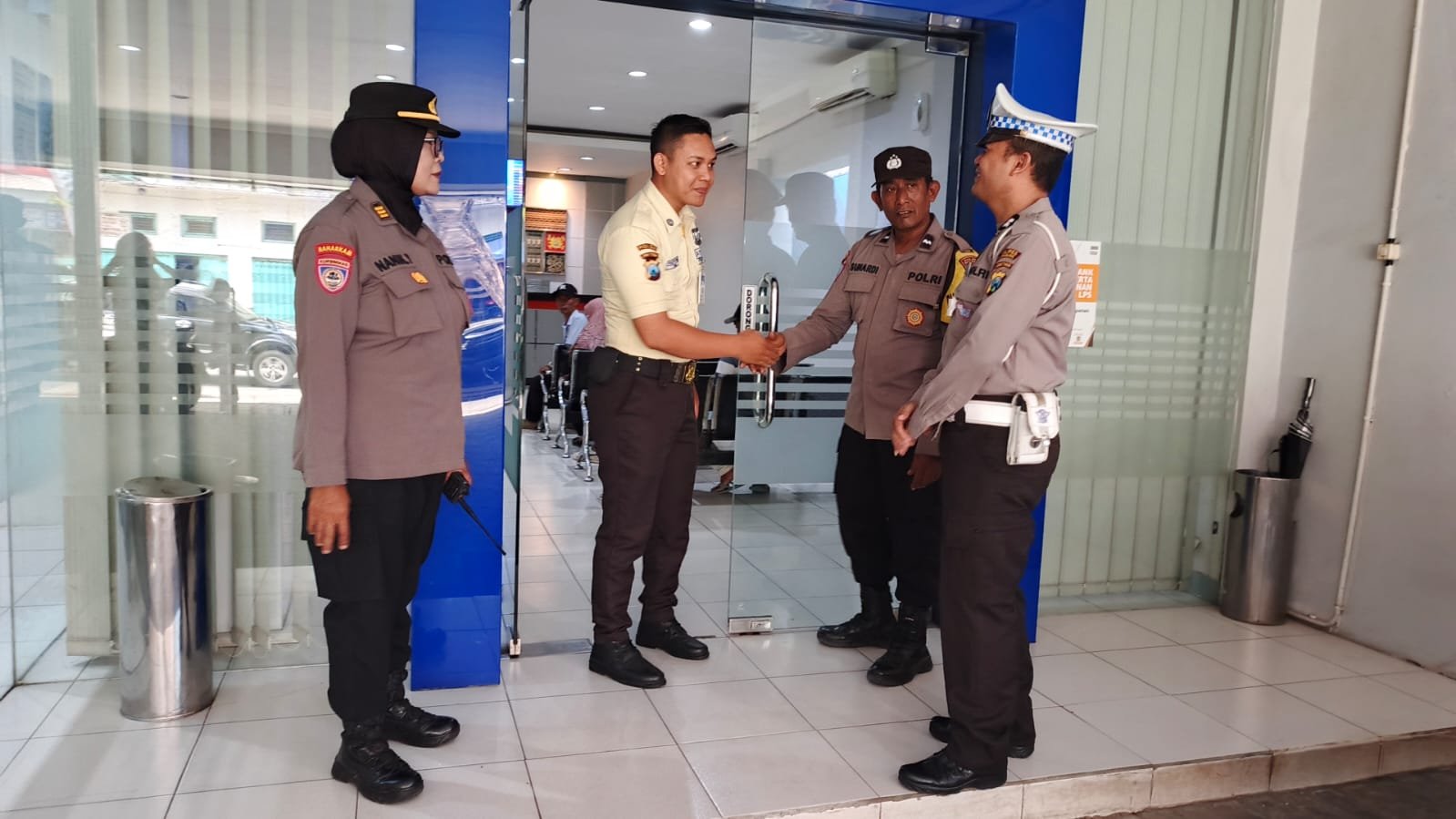 Polsek Kertosono Gelar Patroli Perbankan untuk Cegah Tindak Kejahatan di ATM